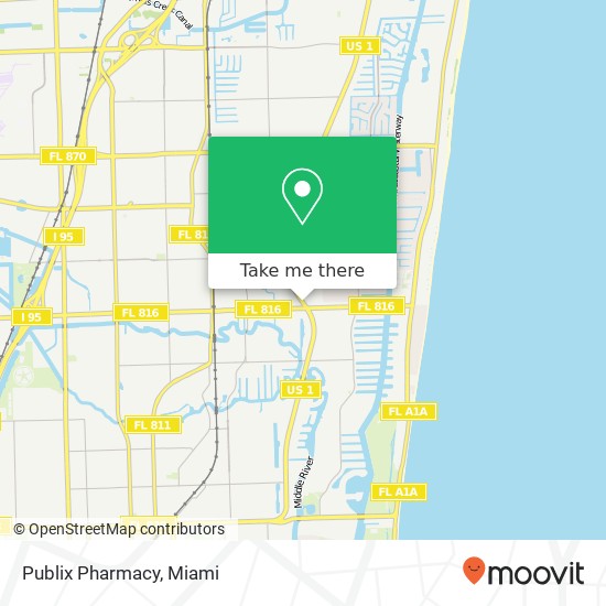 Mapa de Publix Pharmacy