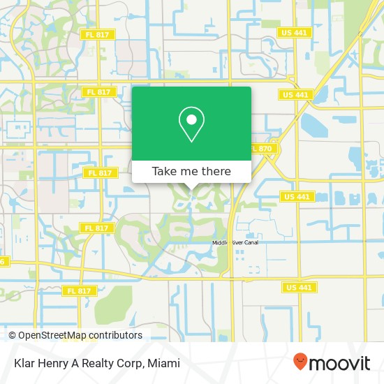 Mapa de Klar Henry A Realty Corp