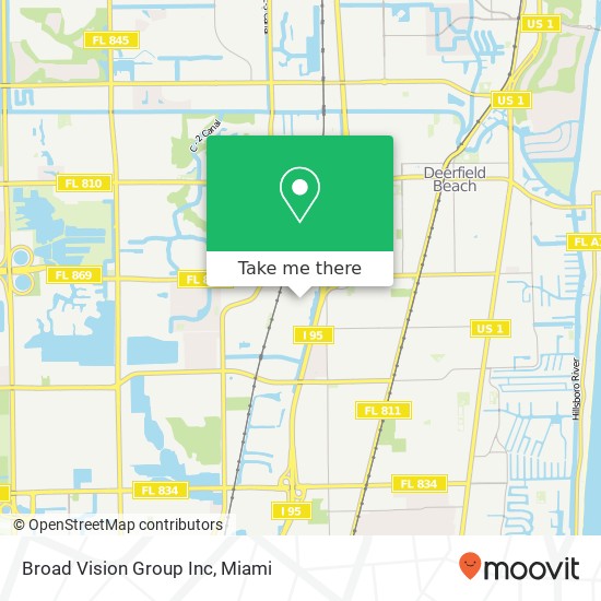 Mapa de Broad Vision Group Inc