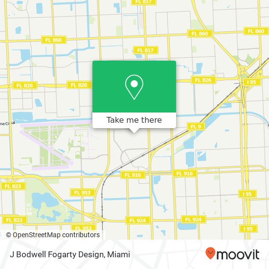Mapa de J Bodwell Fogarty Design