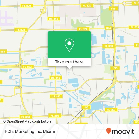 FCIE Marketing Inc map