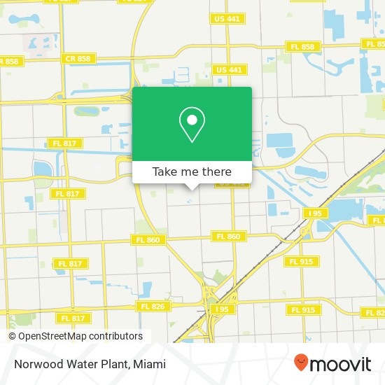 Norwood Water Plant map