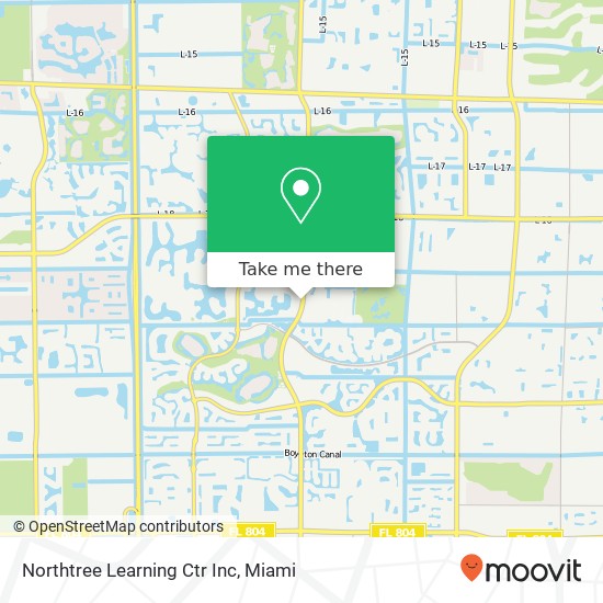 Northtree Learning Ctr Inc map