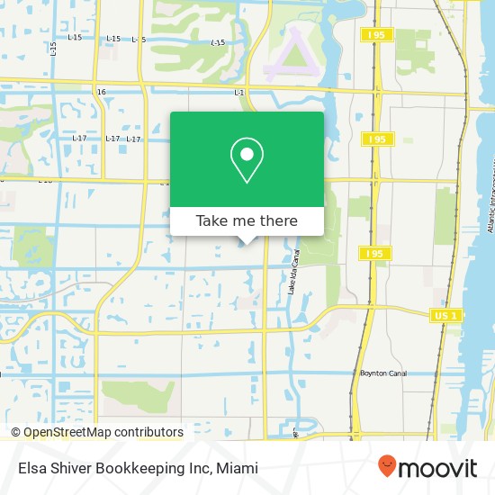Elsa Shiver Bookkeeping Inc map