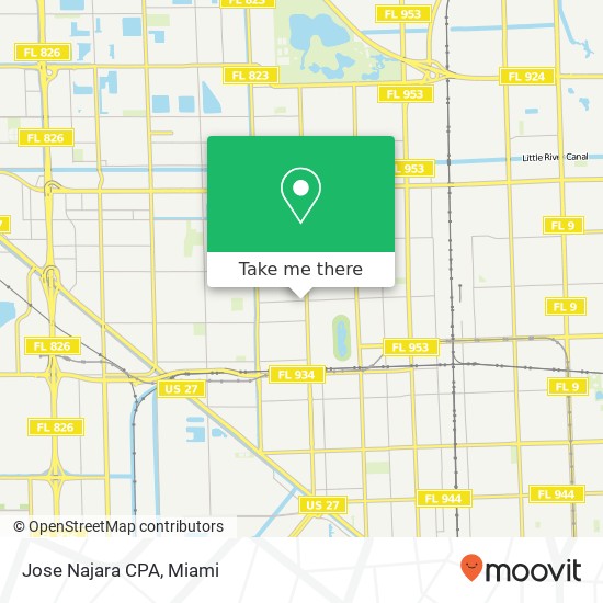 Jose Najara CPA map