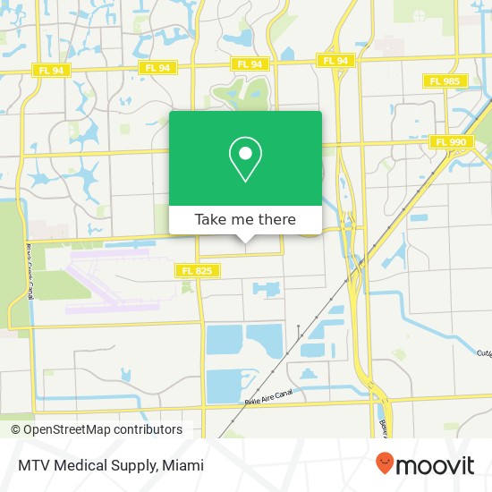 MTV Medical Supply map