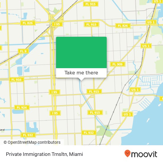 Mapa de Private Immigration Trnsltn