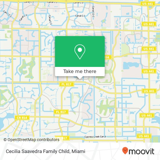 Cecilia Saavedra Family Child map