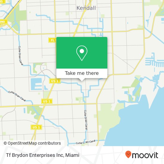 Tf Brydon Enterprises Inc map