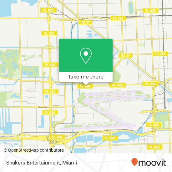 Mapa de Shakers Entertainment