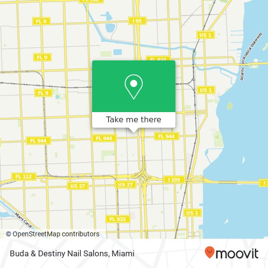 Buda & Destiny Nail Salons map