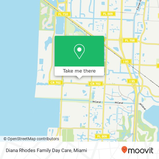 Diana Rhodes Family Day Care map
