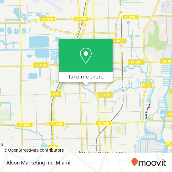 Alson Marketing Inc map