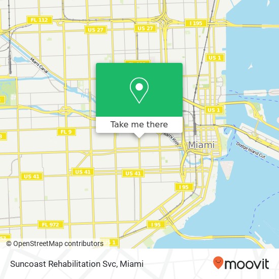 Mapa de Suncoast Rehabilitation Svc