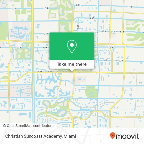 Mapa de Christian Suncoast Academy