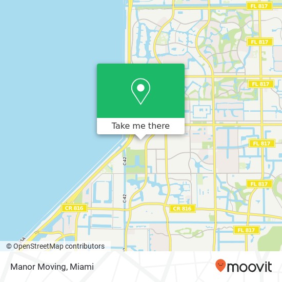 Manor Moving map