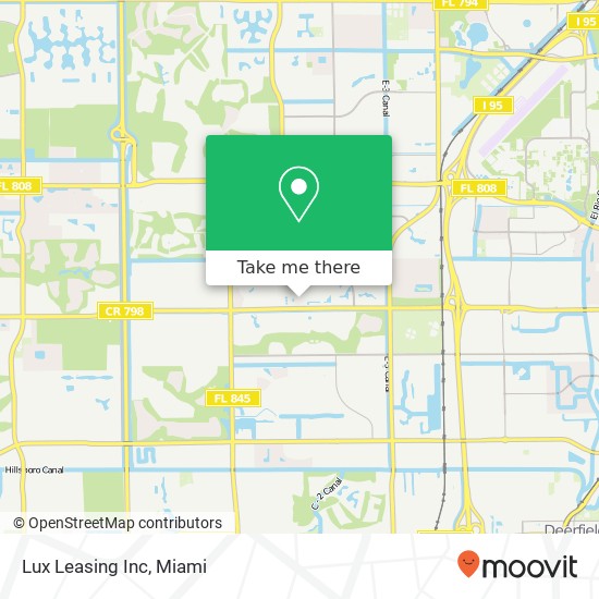 Lux Leasing Inc map