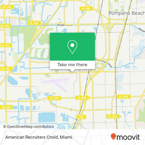 Mapa de American Recruiters Cnsld