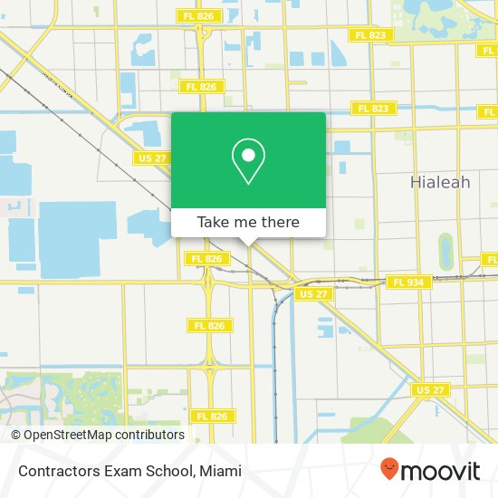 Mapa de Contractors Exam School