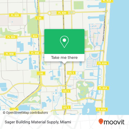 Mapa de Sager Building Material Supply