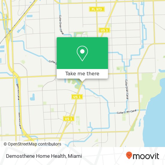 Demosthene Home Health map