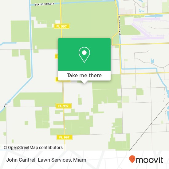 John Cantrell Lawn Services map