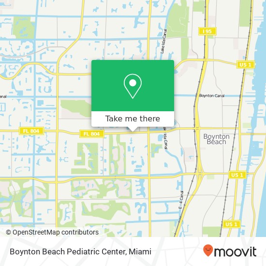 Mapa de Boynton Beach Pediatric Center