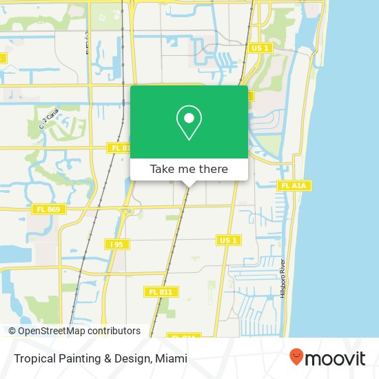 Tropical Painting & Design map