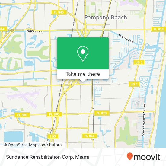 Mapa de Sundance Rehabilitation Corp