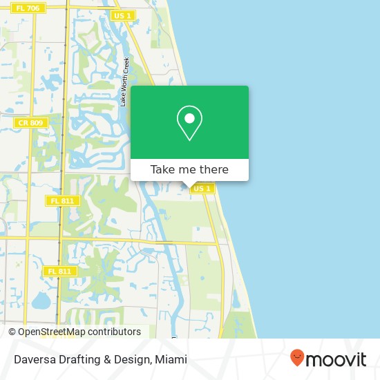 Daversa Drafting & Design map