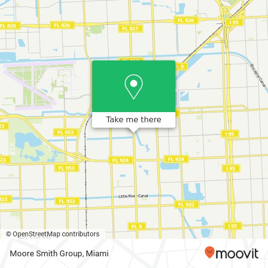 Mapa de Moore Smith Group