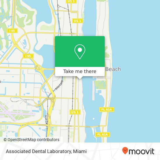 Associated Dental Laboratory map