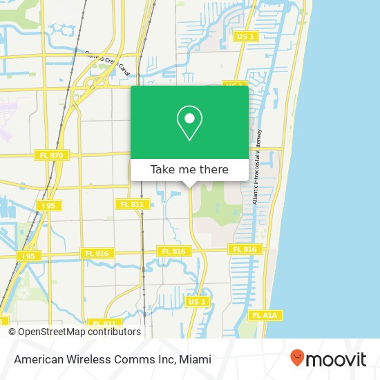 American Wireless Comms Inc map