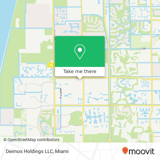 Mapa de Deimos Holdings LLC