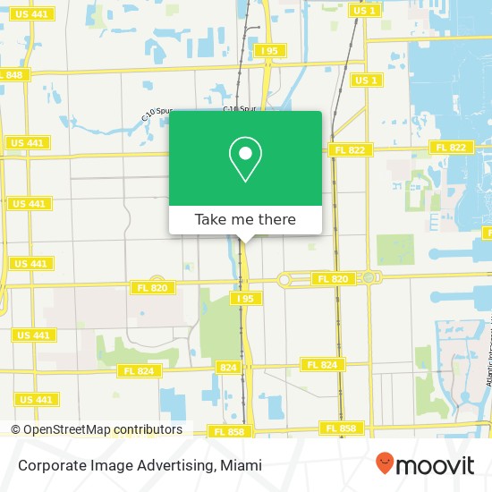 Corporate Image Advertising map