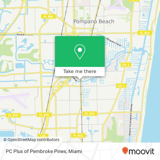 Mapa de PC Plus of Pembroke Pines