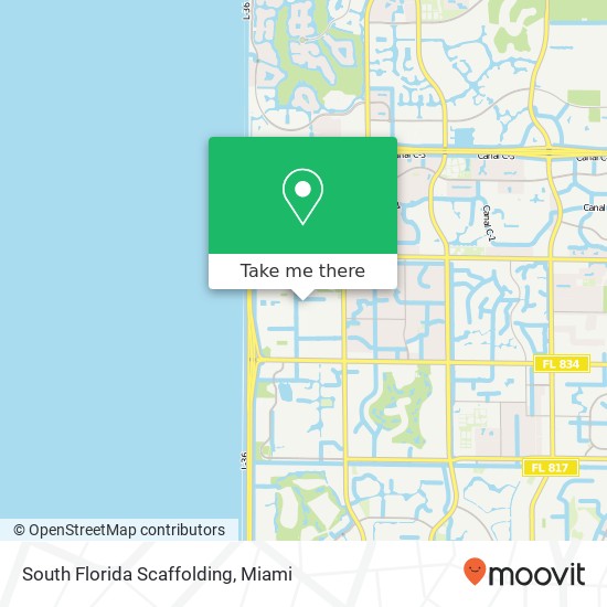 Mapa de South Florida Scaffolding