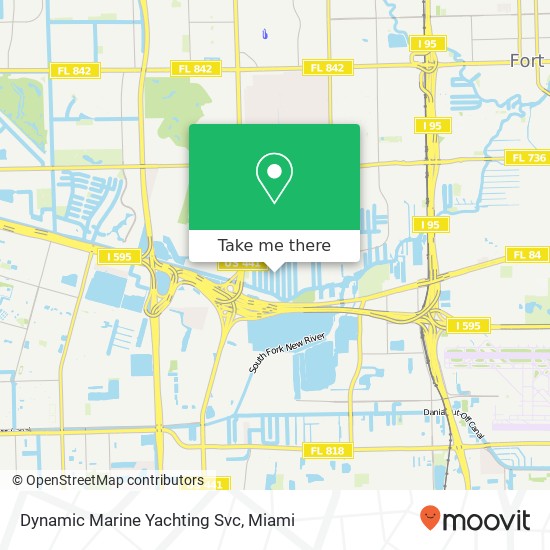 Dynamic Marine Yachting Svc map