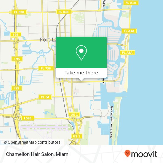 Chamelion Hair Salon map