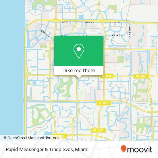 Rapid Messenger & Trnsp Svcs map