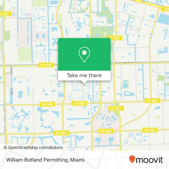 William Butland Permitting map