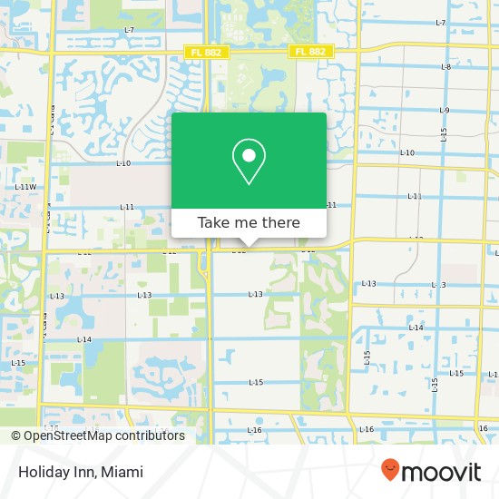 Holiday Inn map