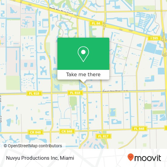 Mapa de Nuvyu Productions Inc