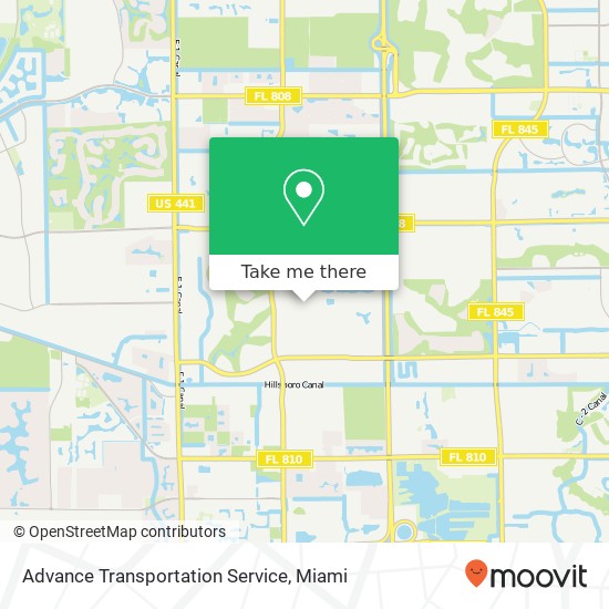 Mapa de Advance Transportation Service