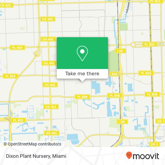 Dixon Plant Nursery map