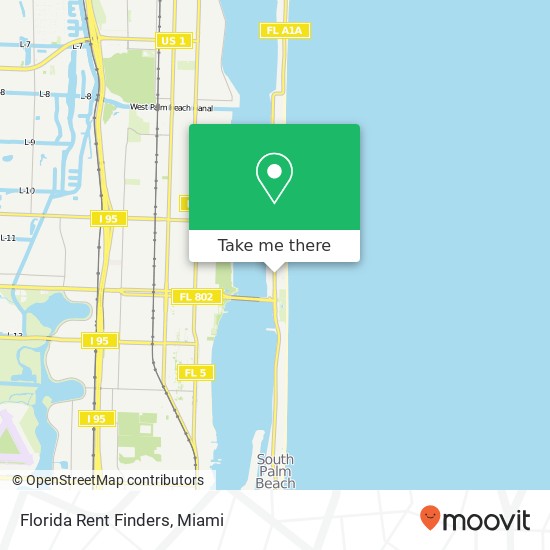 Florida Rent Finders map