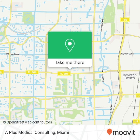 A Plus Medical Consulting map