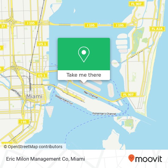 Mapa de Eric Milon Management Co