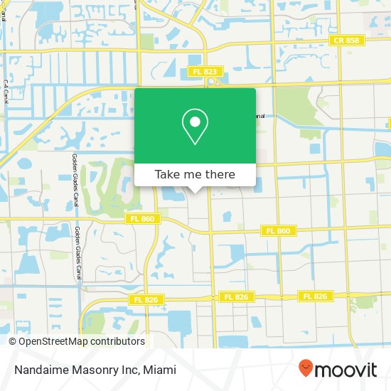 Mapa de Nandaime Masonry Inc