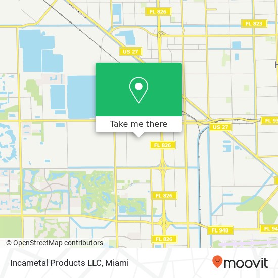 Incametal Products LLC map